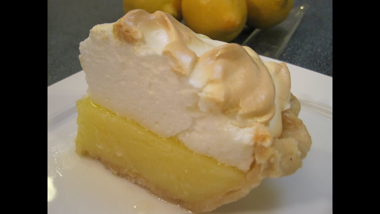 LEMON PIE FILLING with MERINGUE TOPPING - How to make Lemon Filling and Meringue Recipe
