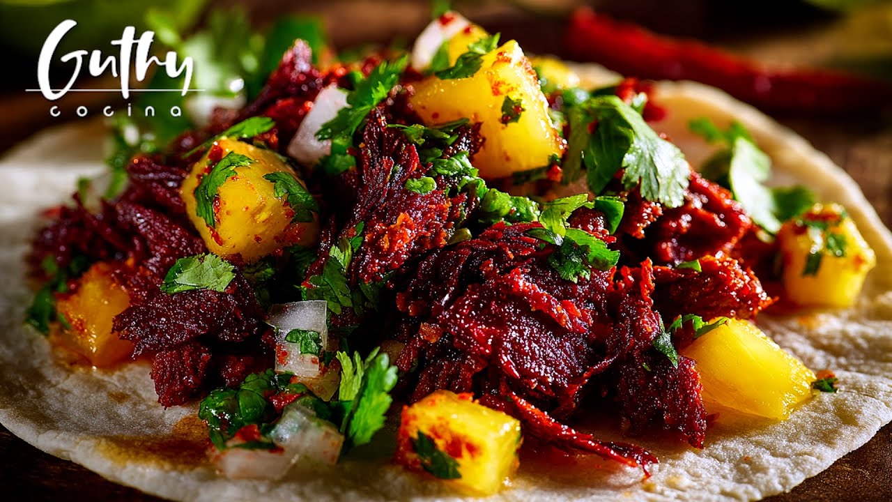 Los Mejores Tacos Veganos de Flor de Jamaica 🌺