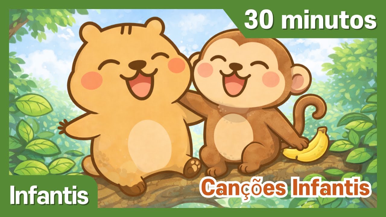 Canções de Animais 30 Minutos | Música Infantil | CapyLala Crianças