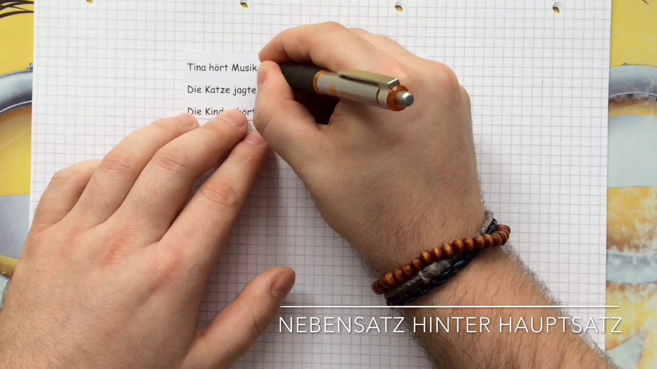 Kommasetzung 1 Komma zwischen Haupt- und Nebensatz
