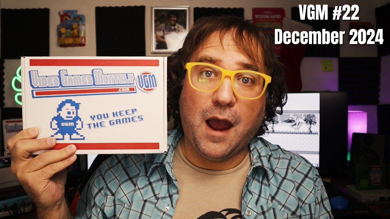 Was I a good boy this year?  Let's ask Santa Floyd! Video Games Monthly Unboxing #22! December 2024