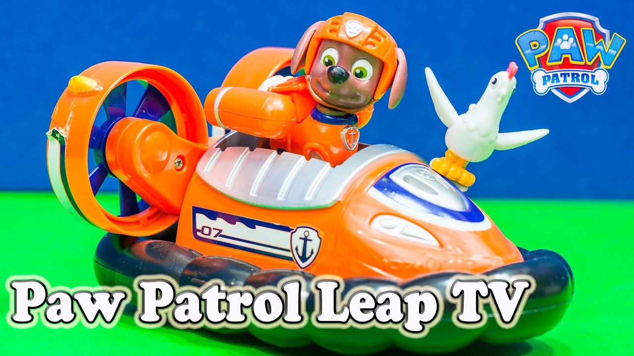 Paw Patrol's Zuma Hovercraft Plays the Leap Tv Game