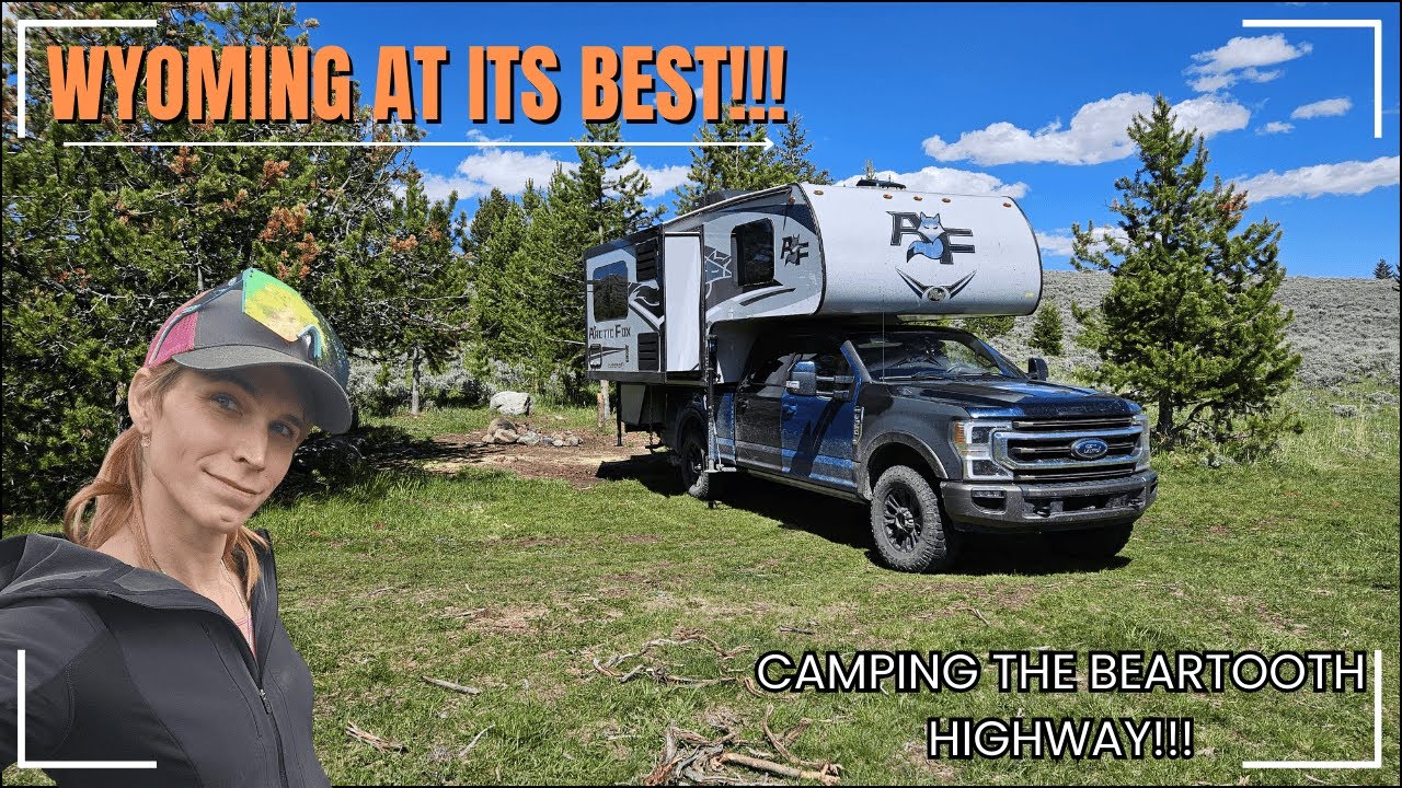 STUNNING Mountains -- EPIC Views -- BOONDOCKING the beartooth highway