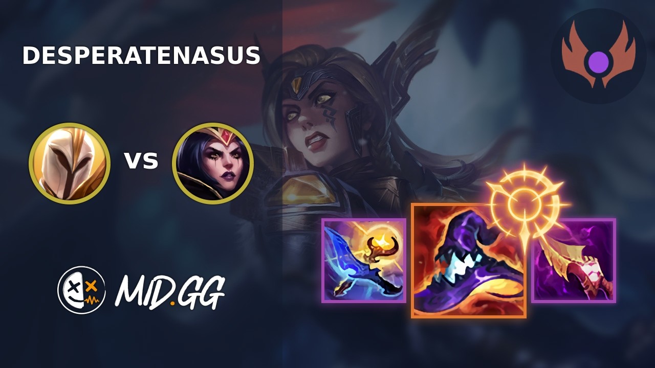 MID.GG: [ DesperateNasus ] Kayle MID vs LeBlanc | EUW MASTER | LOL Season 2026