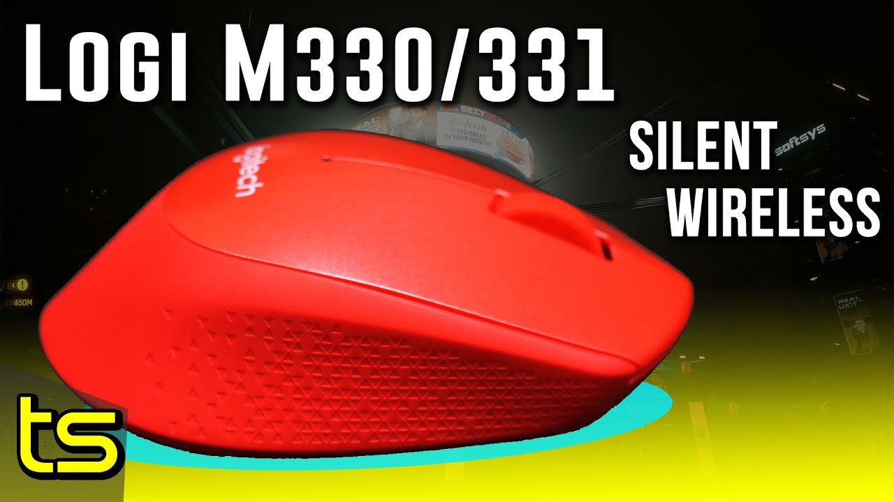 БЕСШУМНАЯ, БЕСПРОВОДНАЯ новая мышь Logitech M330 / M331