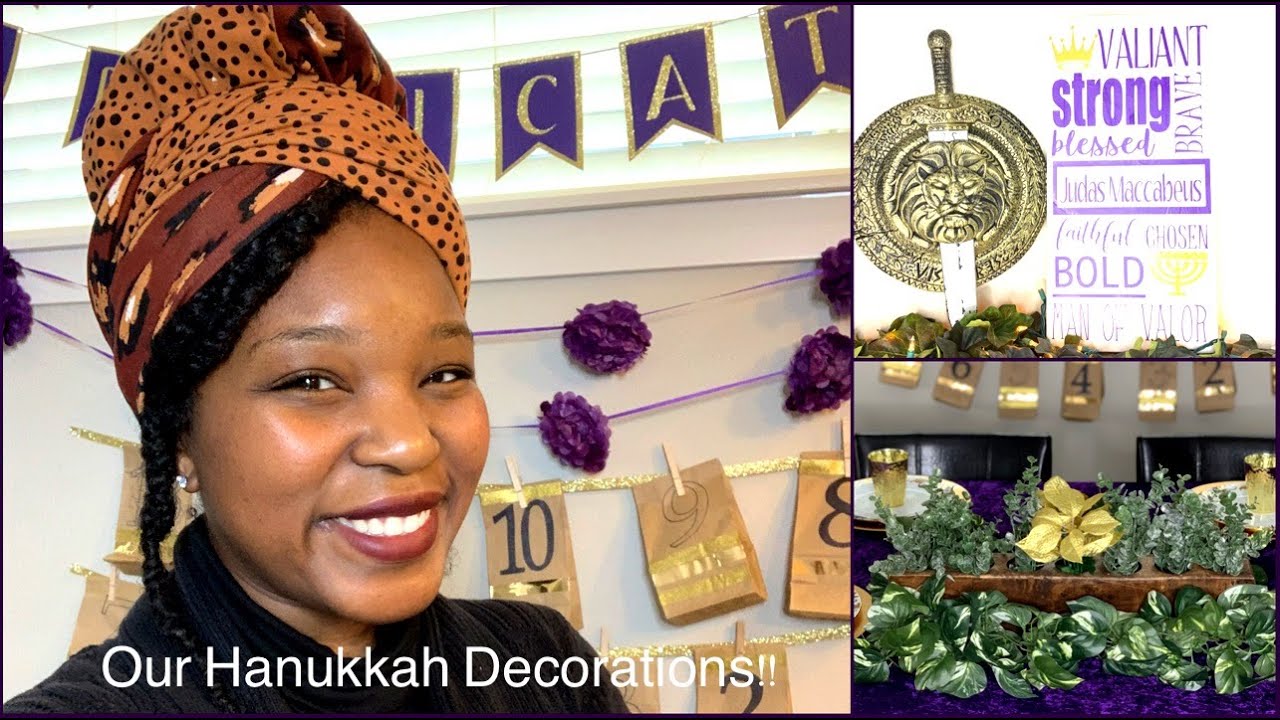 Hanukkah Decorations 2020-- Tips on Decorating for the Feast Days!