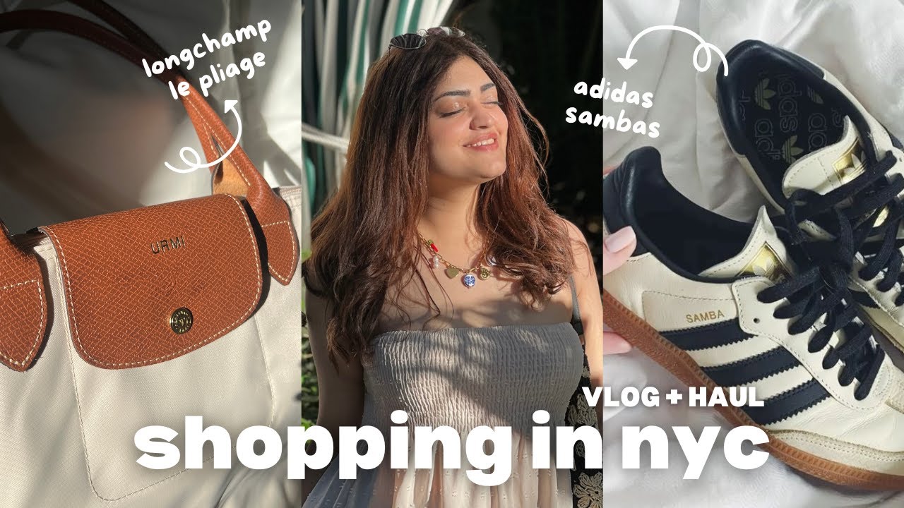 Shop with me in NYC 🍸 longchamp, sambas, sephora