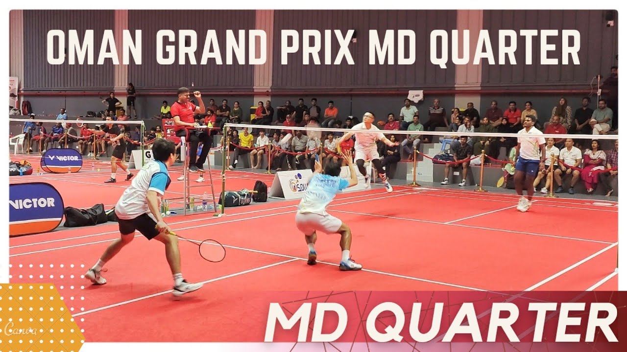 SENTHIL VEL/AKBAR VS PAUL JOHN/RAZA:AMM OMAN GRAND PRIX BADMINTON TOURNAMENT