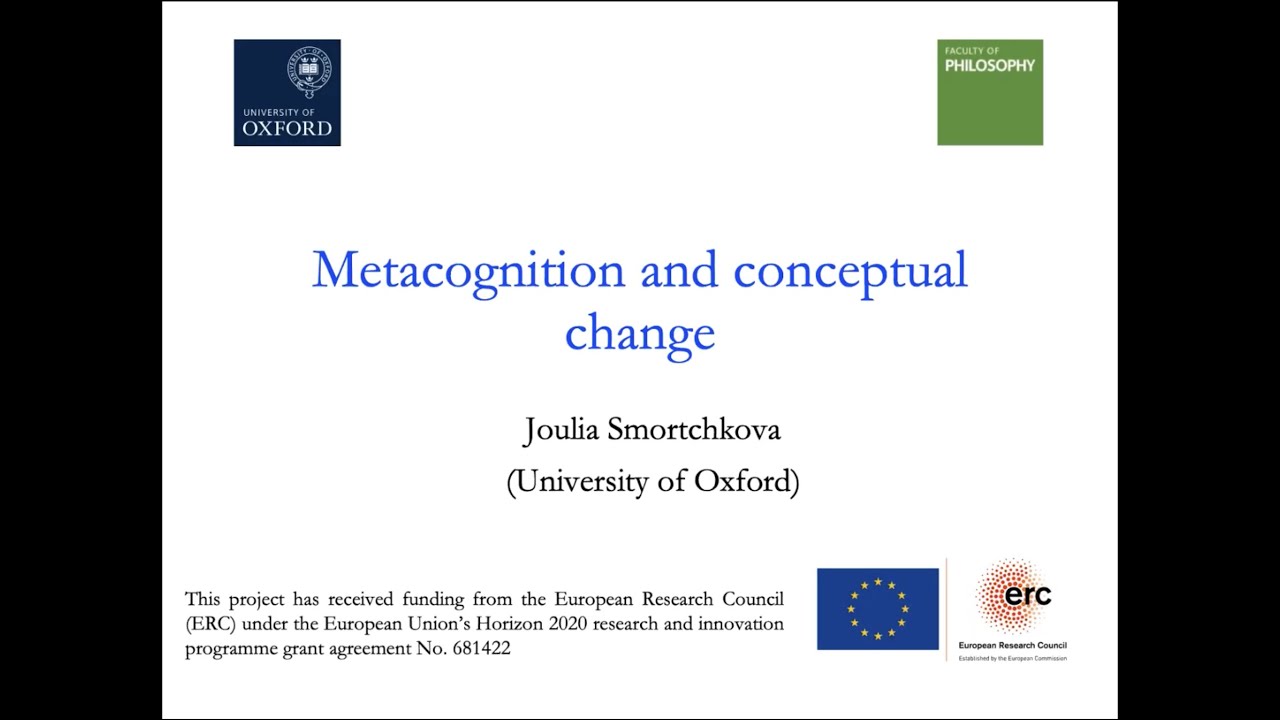 Joulia Smortchkova, PhD | Metacognition and Conceptual Change