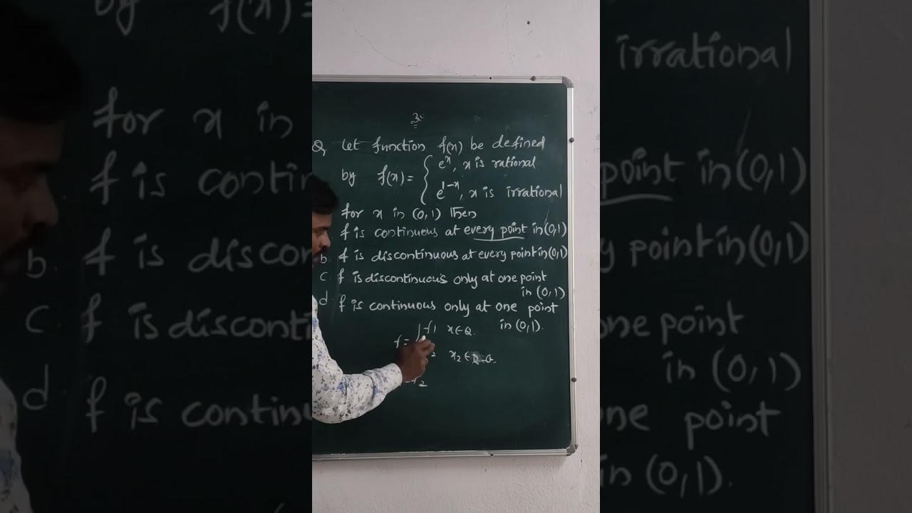 short tricks for maths continues functions, useful for JL,Dl,CSIR NET ,SET,JAM,JEE.