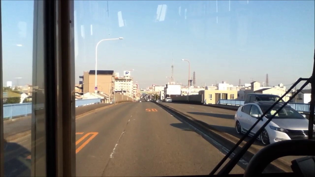 【前面展望】阪急バス阪北線11系統 阪急園田→庄本→日出町→新三国橋→十三→梅田