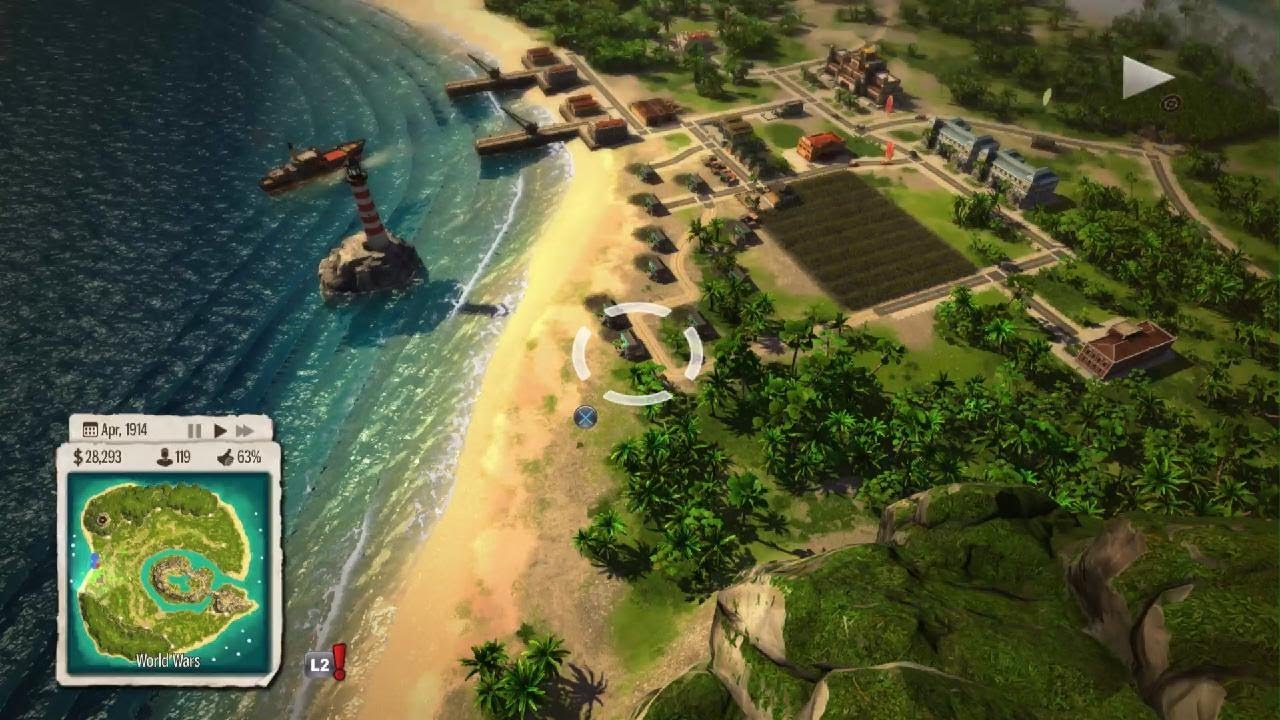 Tropico 5 - Ps5 loading times + gameplay
