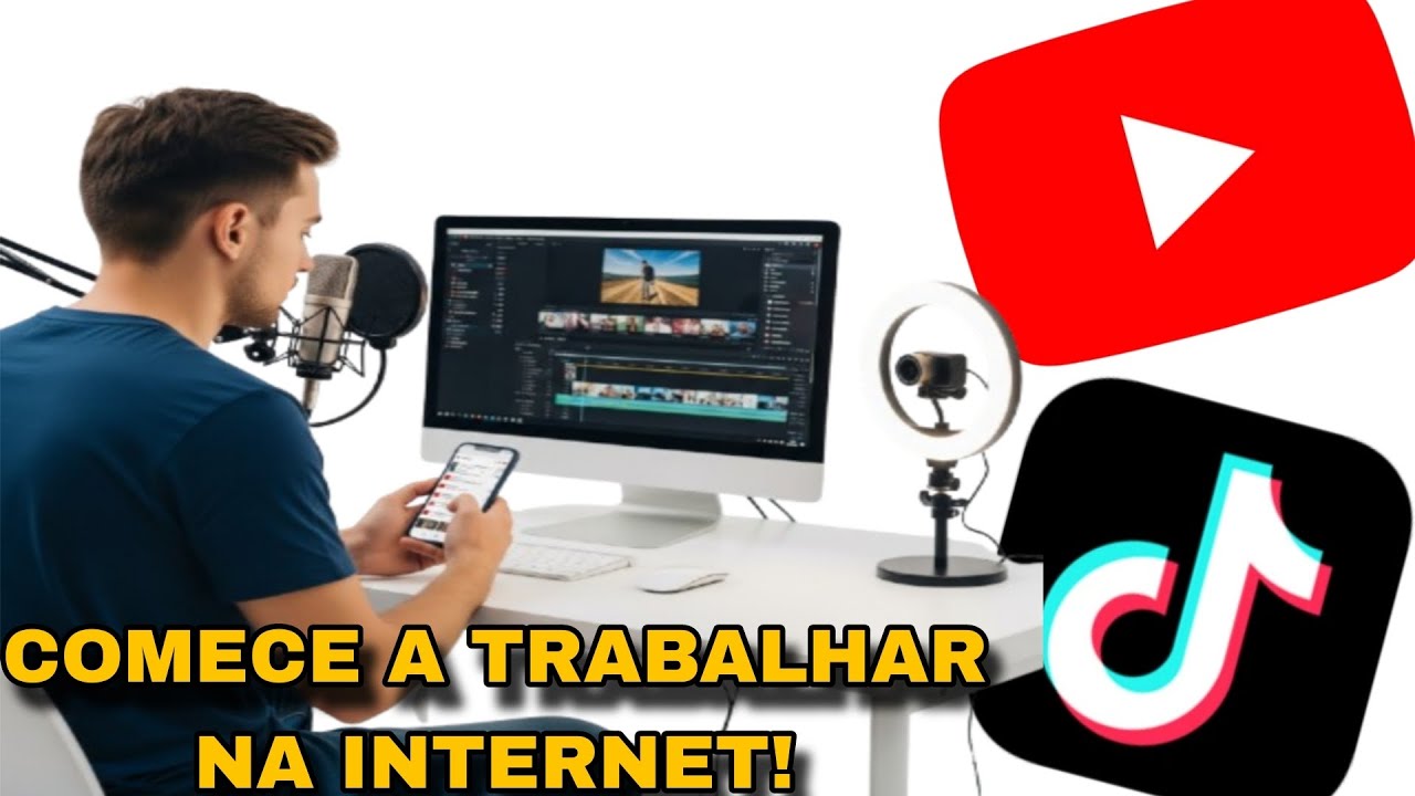 Comece a TRABALHAR NA INTERNET NO YOUTUBE E INSTAGRAM 