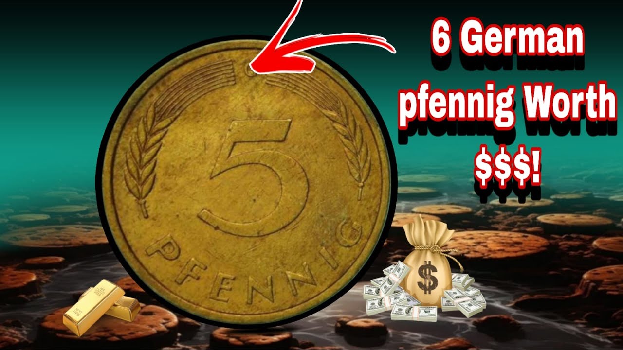 #6 Rare German 5 Pfennig Coins You Must See – D, F & J Mint Marks!|