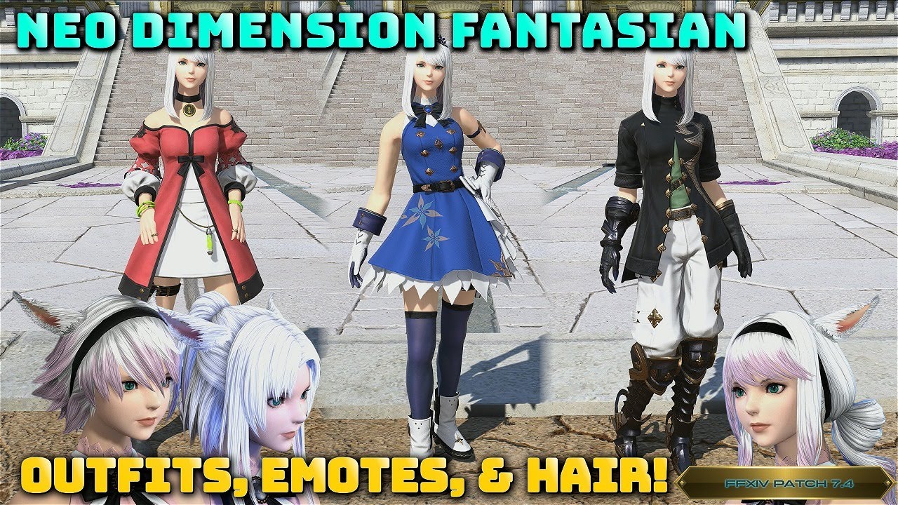 FFXIV: Neo Dimension Fantasian Outfits! - Online Store Update & Sale