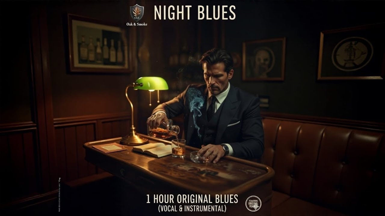 Blues Night Relax | 1 Hour Original Blues Session (Vocal & Instrumental) #blues2026 #oaksmokeblues 