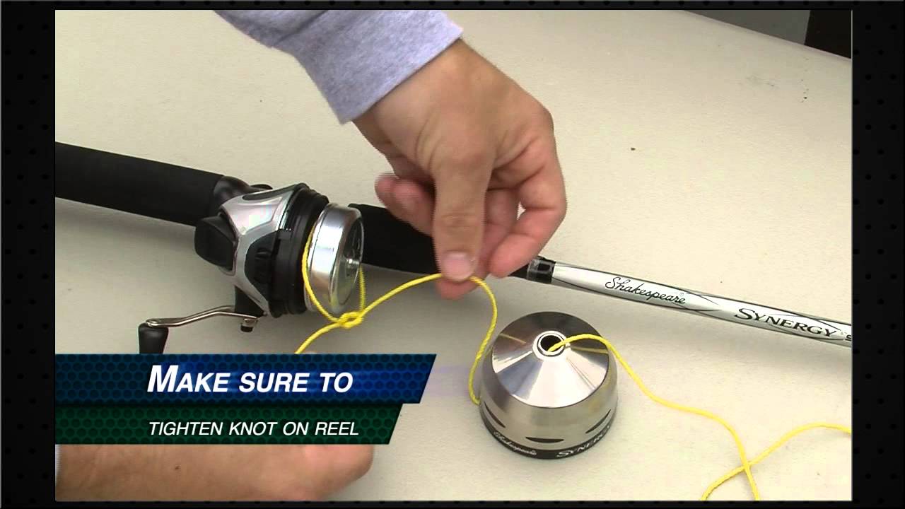 Shakespeare: How to Re-spool a Spincast Reel (Dunham's Sports)
