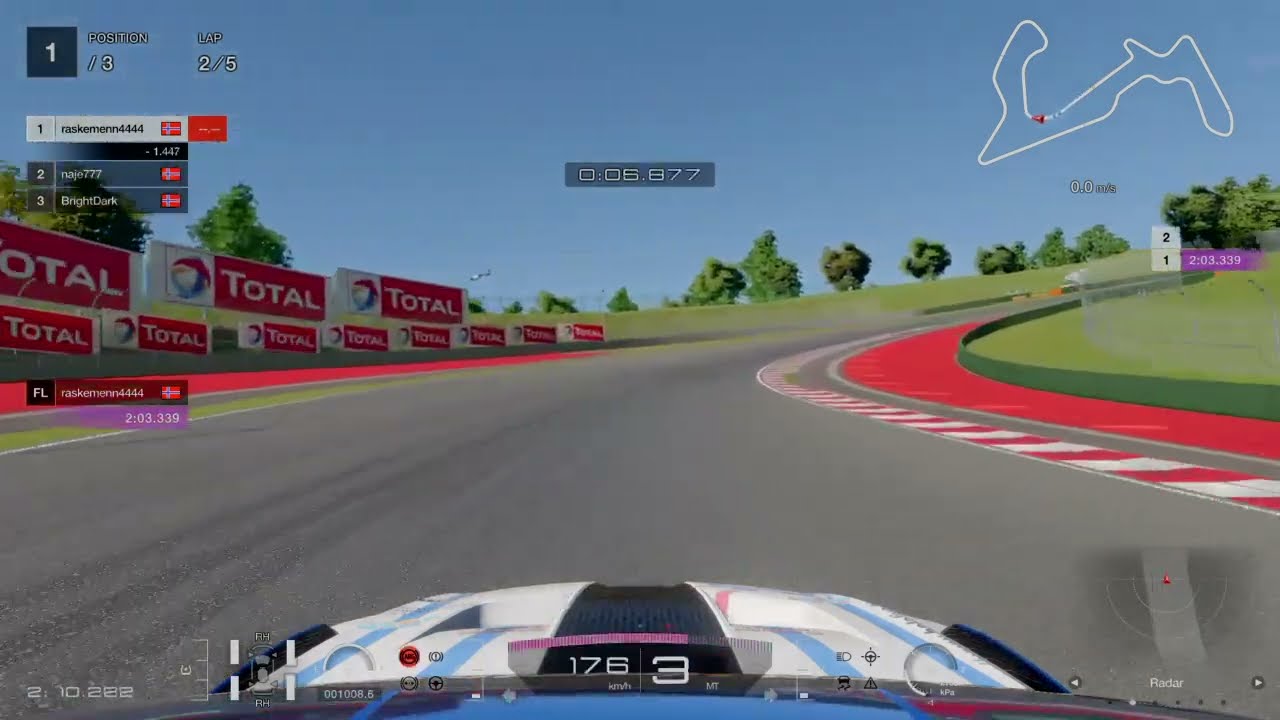Genesis X GR3 - Autodrome Lago Maggiore Full course Reverse  - 1:57,357 - GT7 (Online Race)