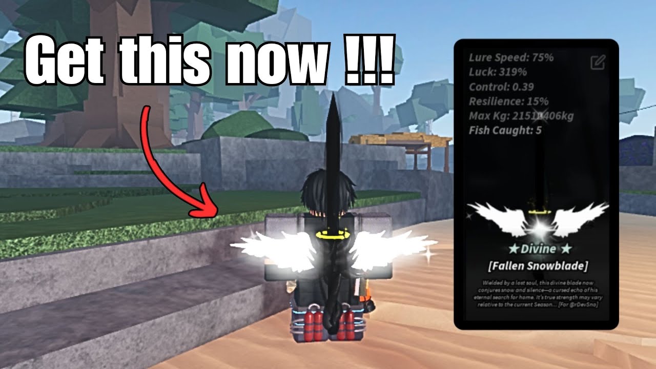 How to get Fallen Showblade Rod in Fisch | Roblox 