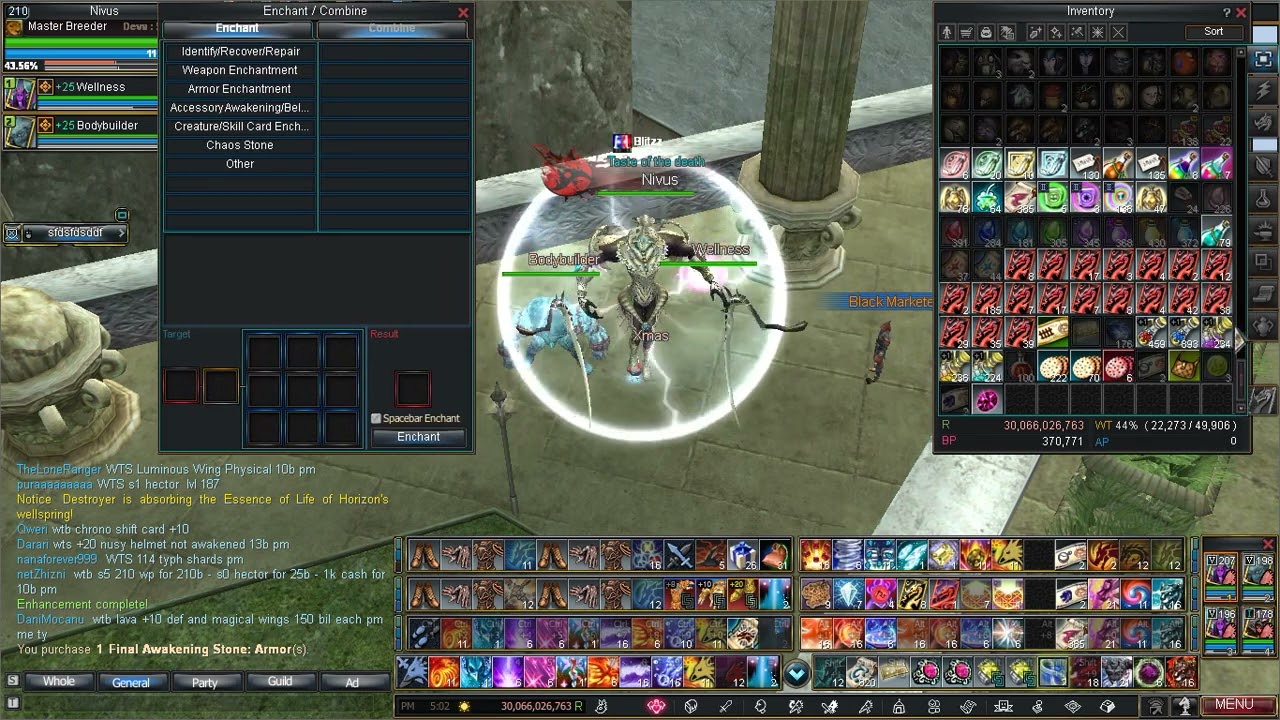 Rappelz - Using Final Sealing Scroll Armor
