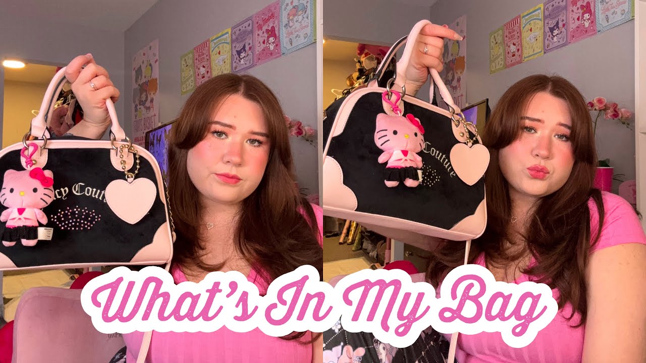 What’s In My Bag! 🩷👛 Juicy Couture Urban Heritage Bowler