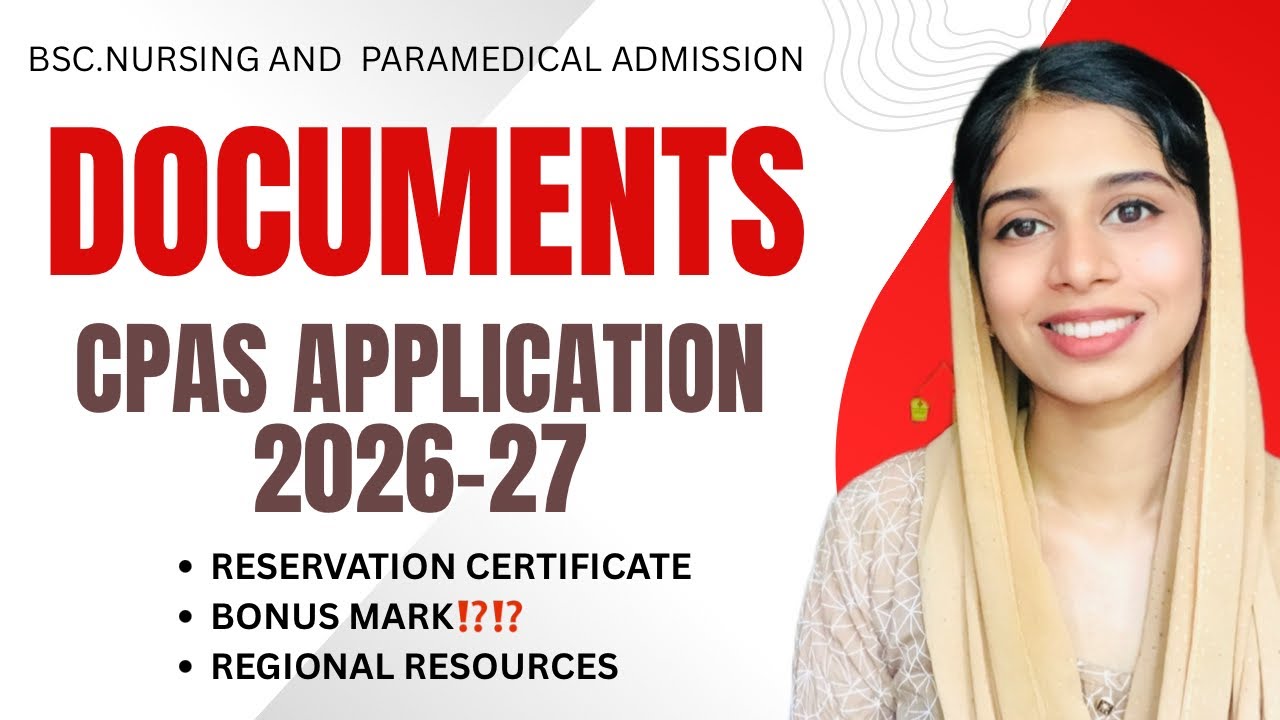 ✅✅Documents needed for CPAS application 2026-27✅✅ #cpas #cpasapplication #cpas2026