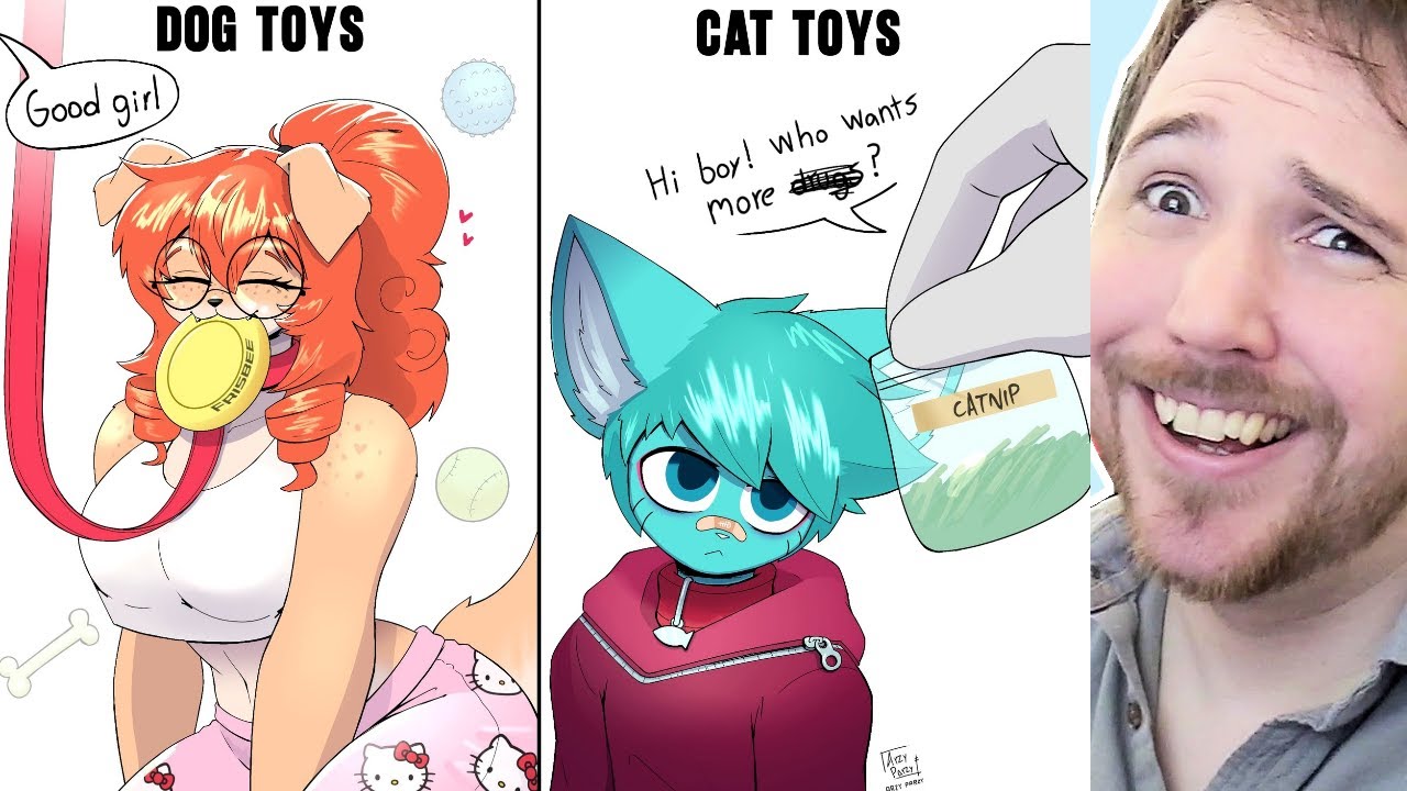THE DIFFERENCE BETWEEN DOG AND CAT TOYS - Lost Pause Reddit
