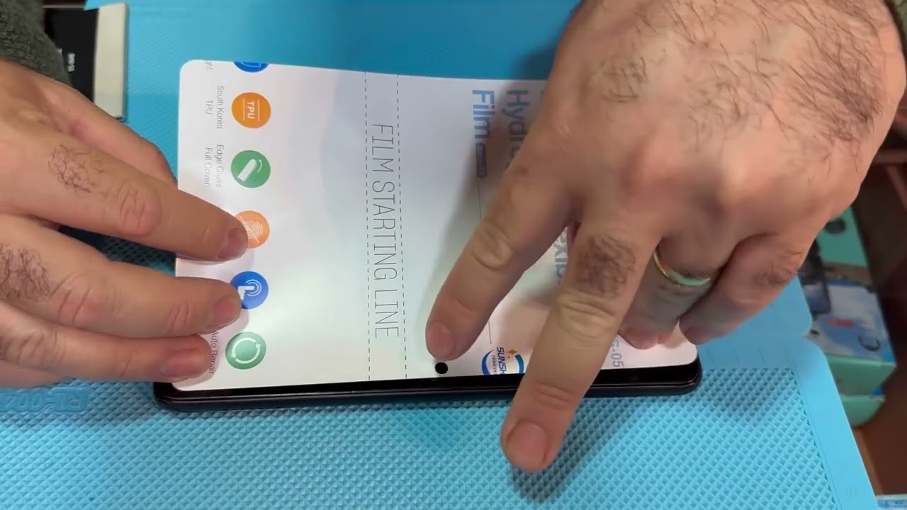 Como Aplicar película de hidrogel Em Tablet.