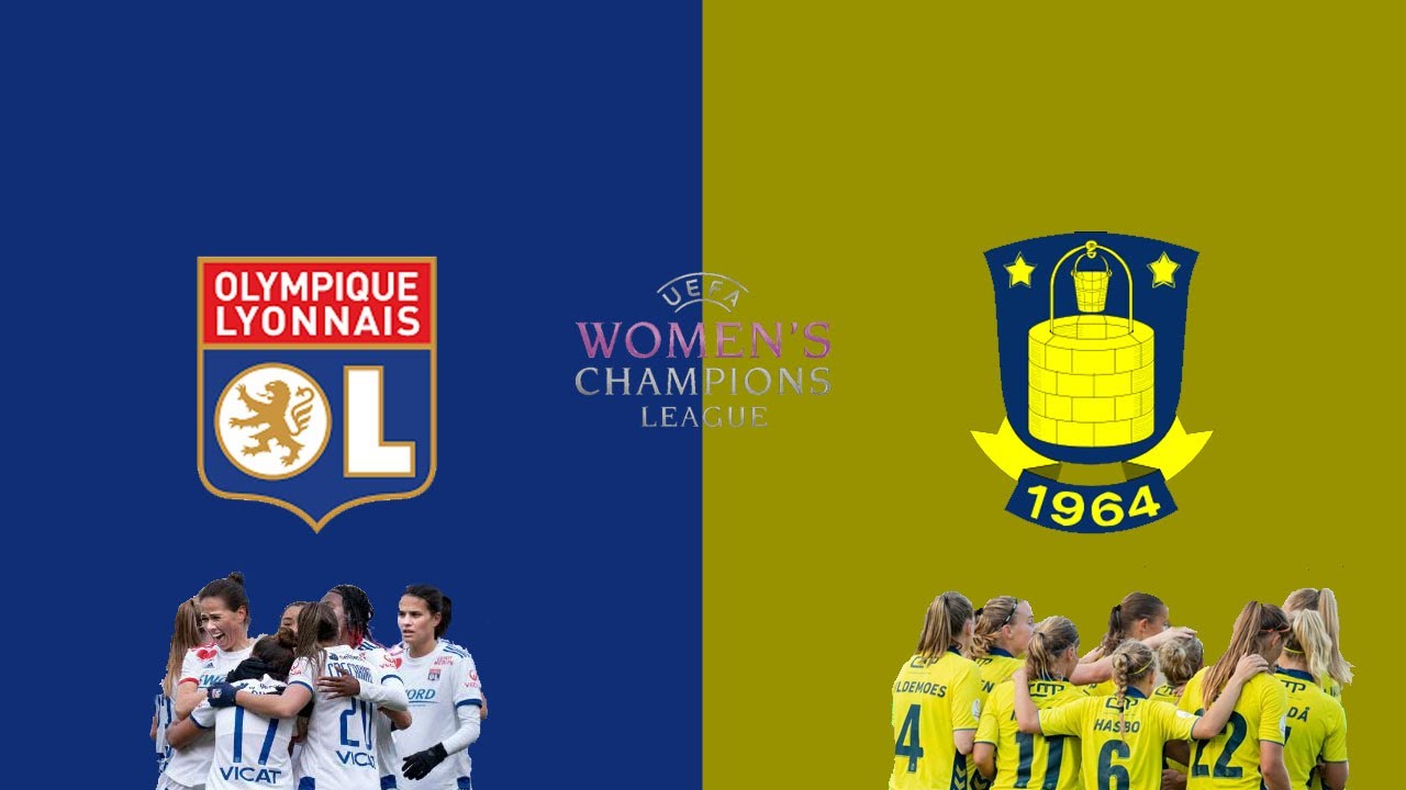 Lyon vs Br&oslash;ndby IF - Women's Champions League (UWCL) - Round of 16 (1st Leg) - 04/03/2021