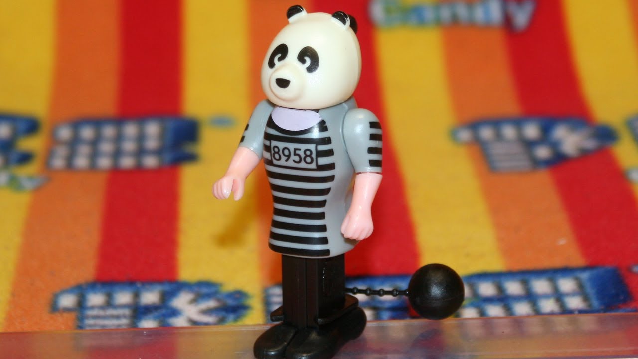 Panda Whistle with Pez body parts