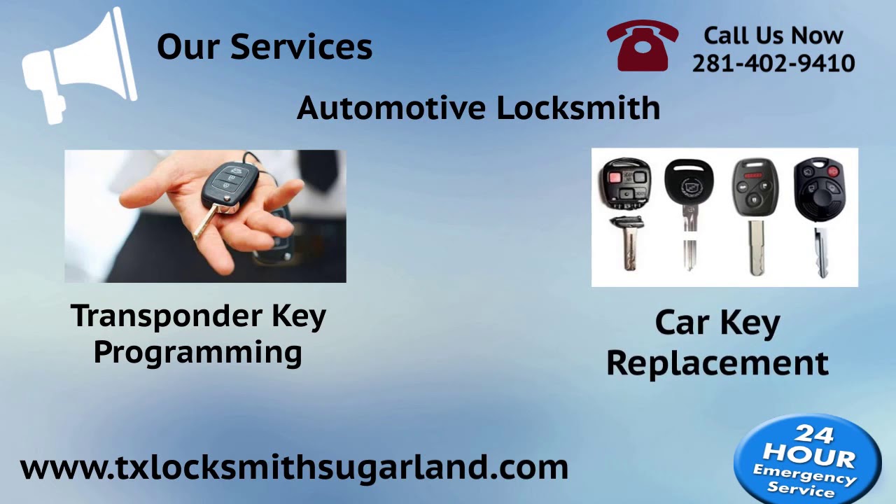 Locksmith Sugar Land TX | 281-402-9410