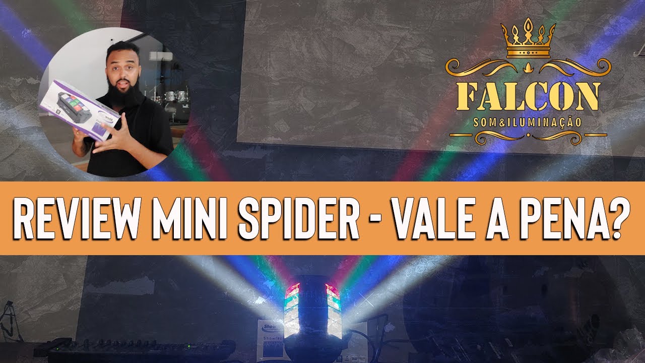 REVIEW MINI SPIDER | FALCON SOM E ILUMINAÇÃO