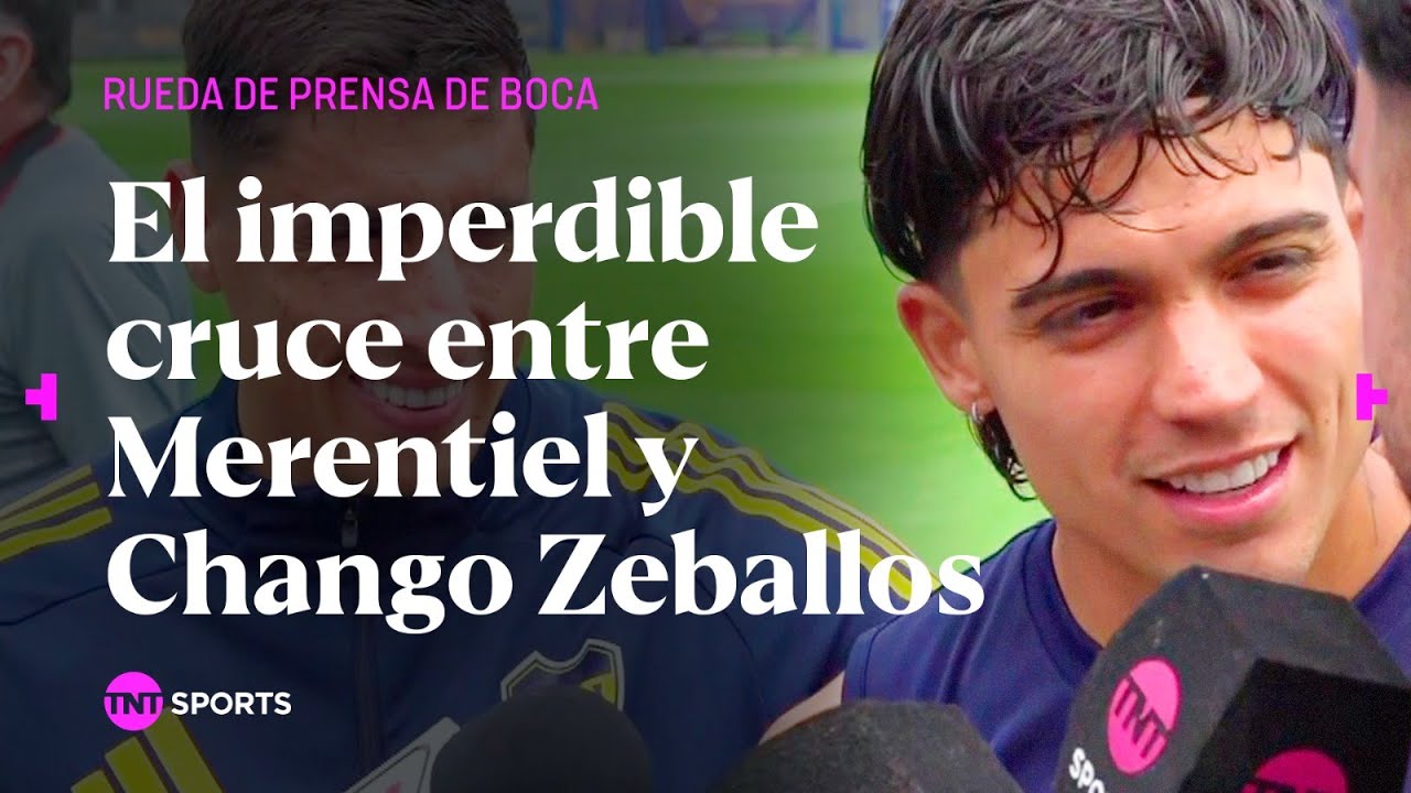 Un imperdible ida y vuelta de Merentiel con Zeballos tras ganar el Superclásico