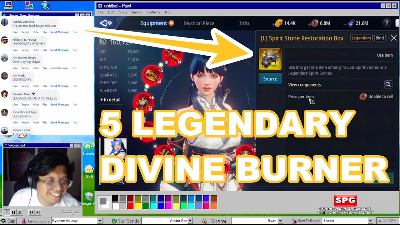 MIR4 - LIMANG LEGENDARY Divine Blessing Burner | MAY NAKA LEGENDARY
