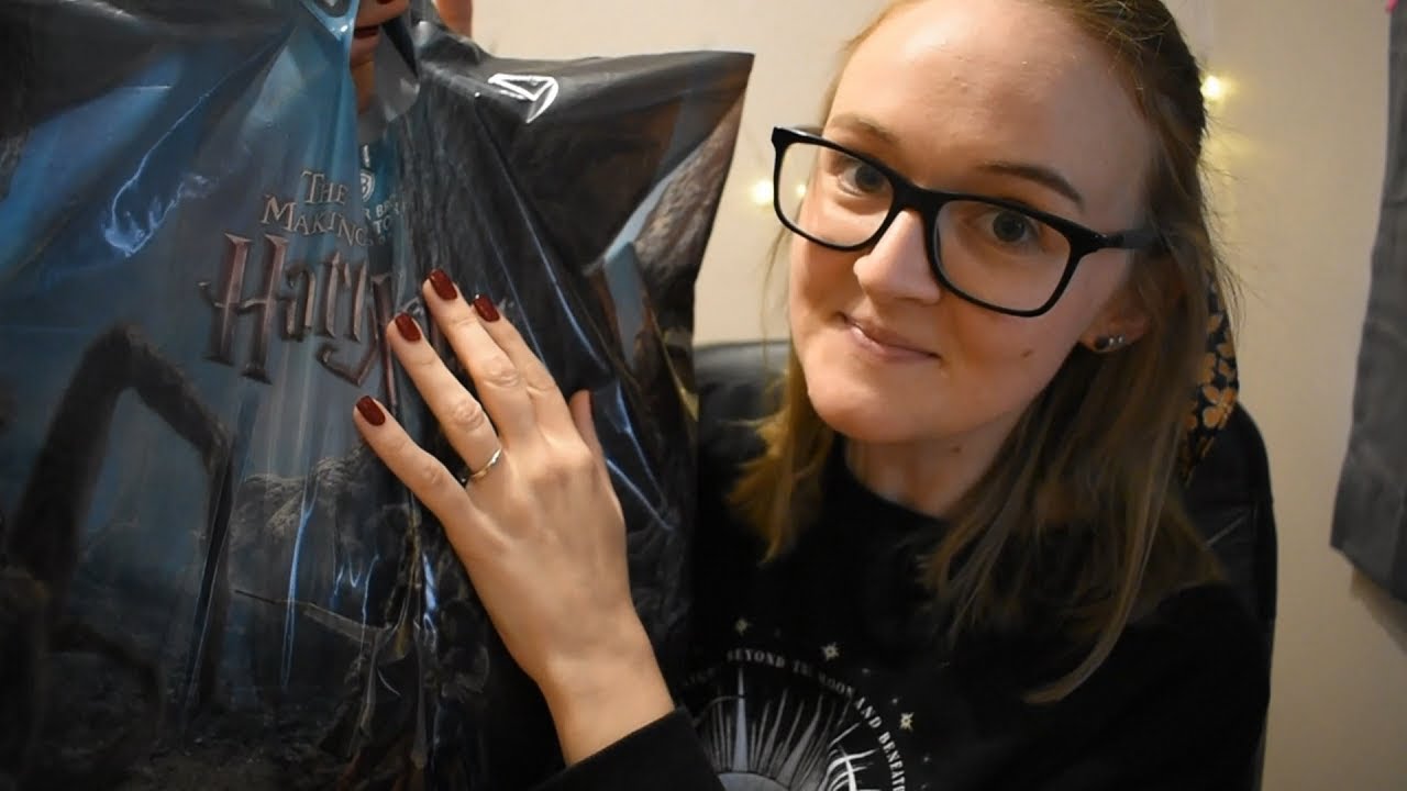 ASMR Harry Potter Haul from Warner Bros Studio Gift Shop - Crinkling, Tapping, Whispering Triggers