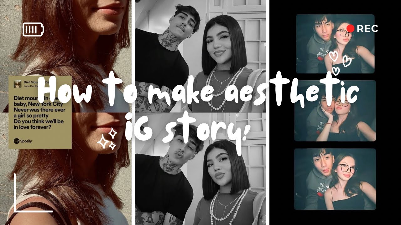 Aesthetic Layout IG Story Inspiration | drippxaesthetic 