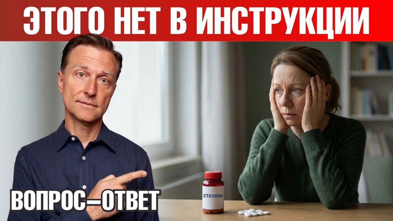 Статины блокируют ЭТО: почему страдает сердце и мышцы🧐
