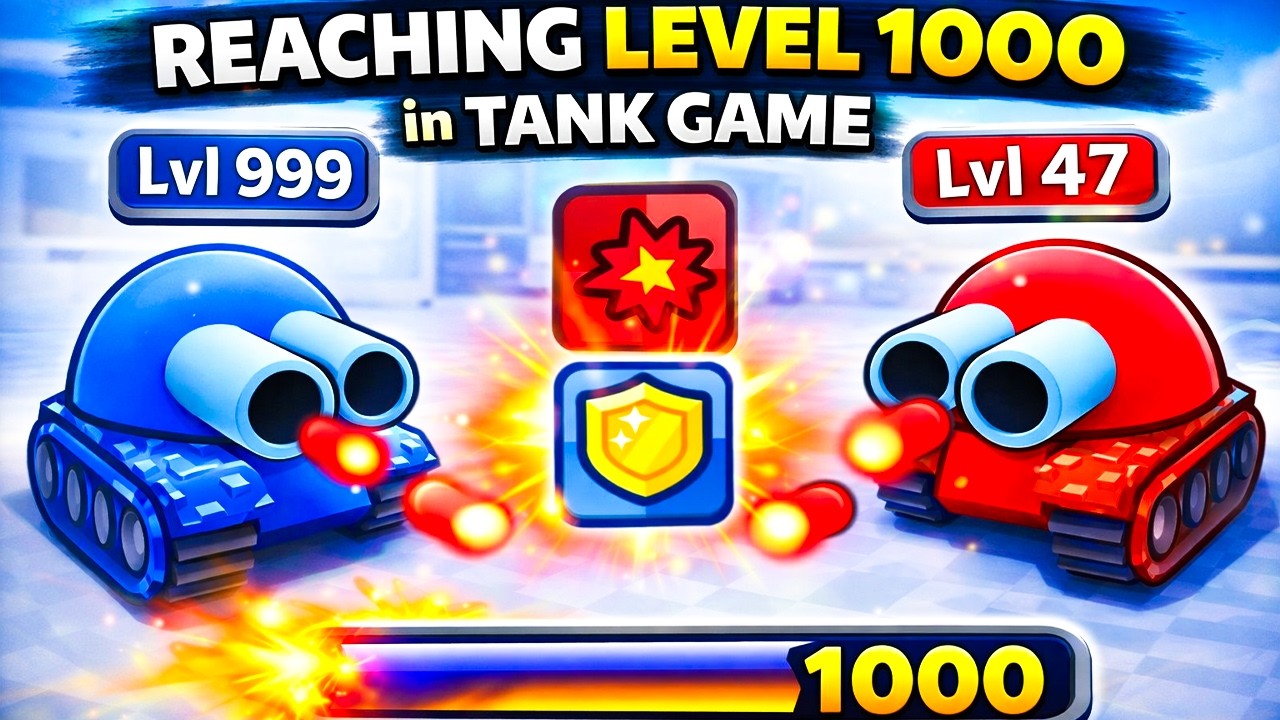 I Reached Level 1000&hellip; NO MATTER WHAT 😈 (Tank Game)