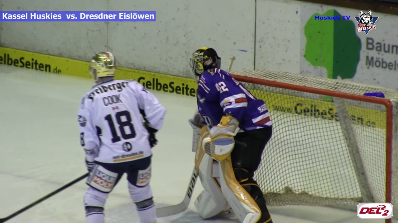 Kassel Huskies verlieren 1:5 gegen Dresdner Eislöwen