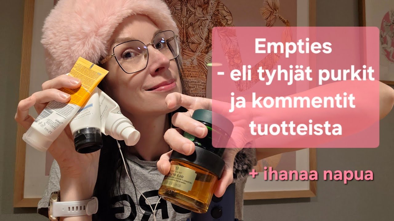 ASMR SUOMI / Empties ja suositukset! (ja ällötykset)