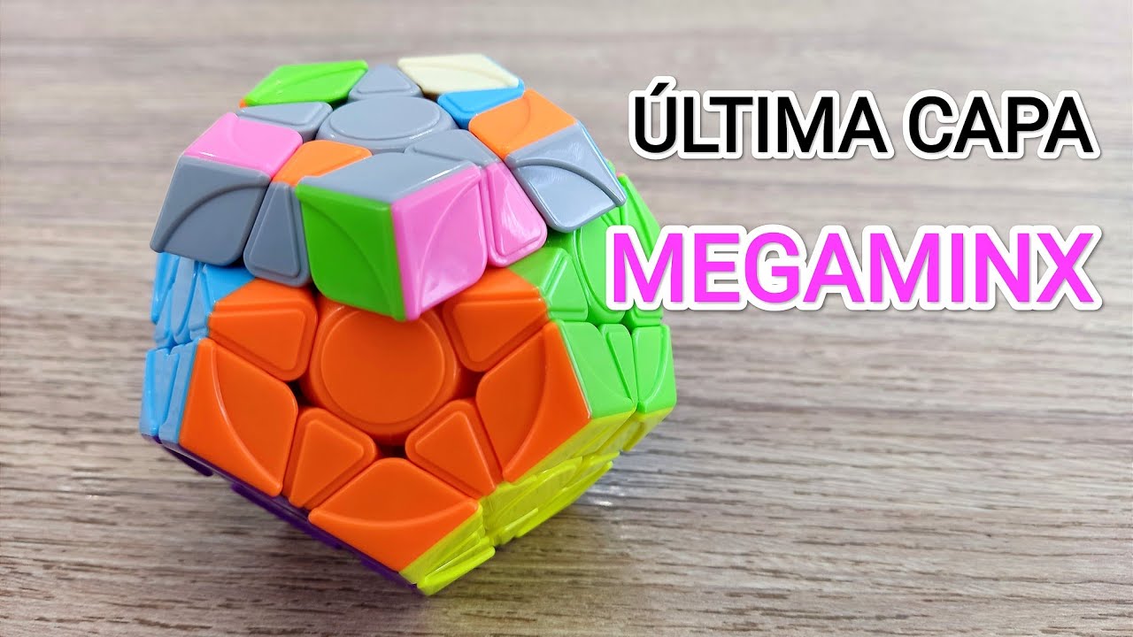 ➡️ MEGAMINX ÚLTIMA CAPA. 🧐 Como armar la capa gris, método principiante.Tutorial