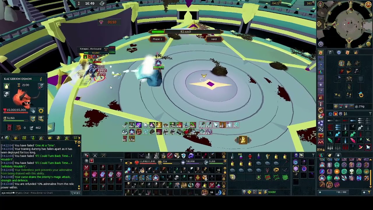 2:51 Kerapac master time - Mage camp (off task)