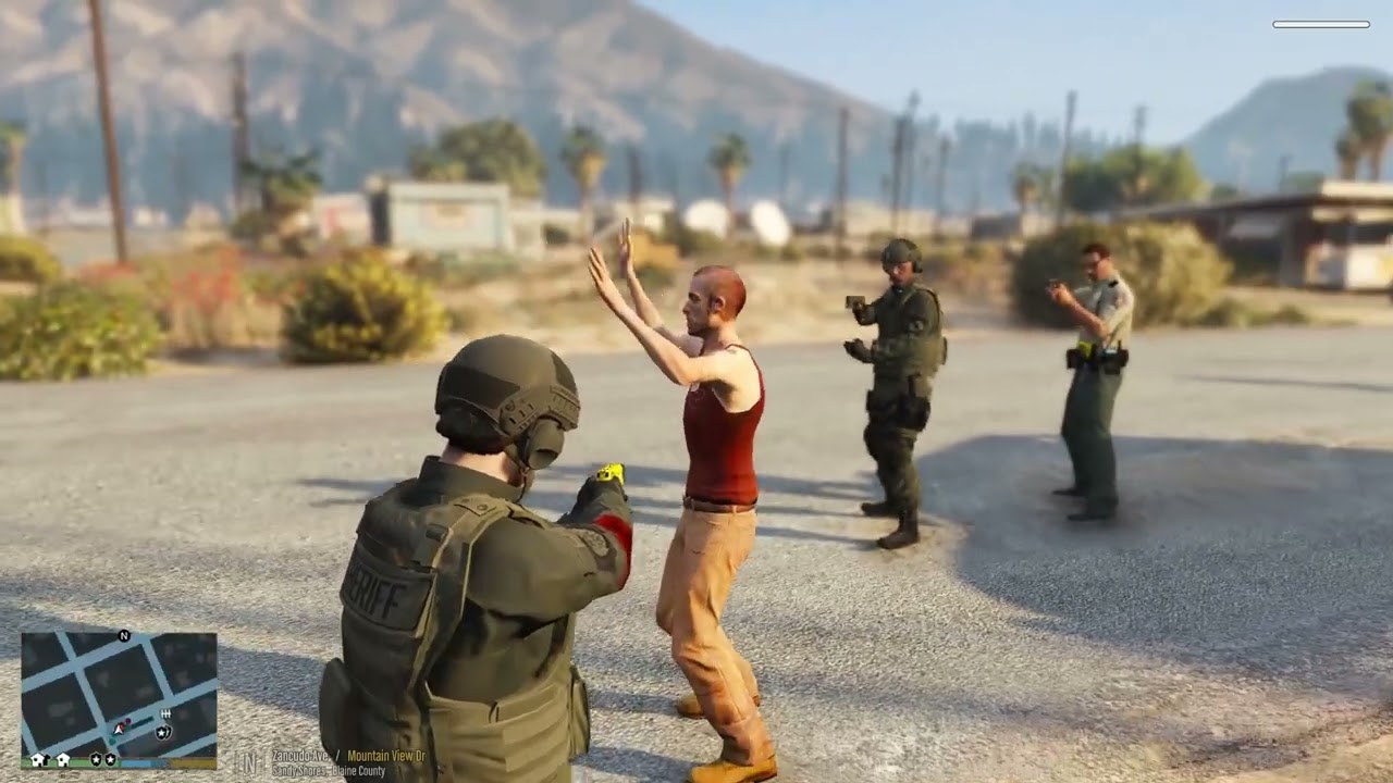 LSPDFR - Early morning BCSO SWAT raid on stash house (Ekalb's Callout mod)