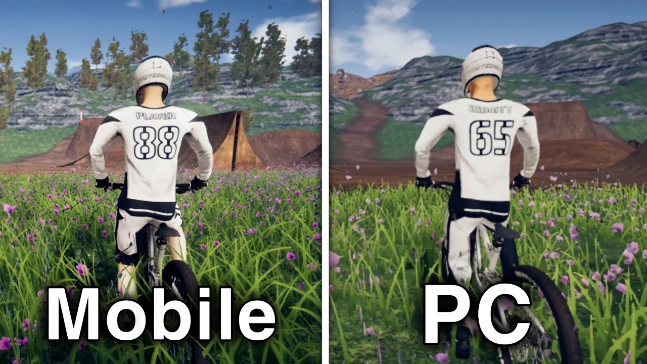 Descenders Mobile VS PC | Graphics Comparison