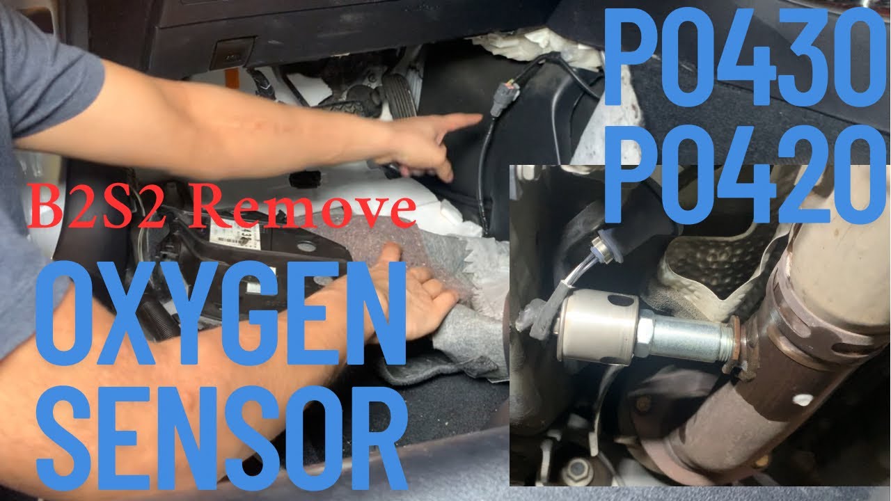 How to Remove Oxygen Sensor 2 Bank 2 for 2007 Lexus is 350 P0420 p0430 bad catalytic converter B2S2