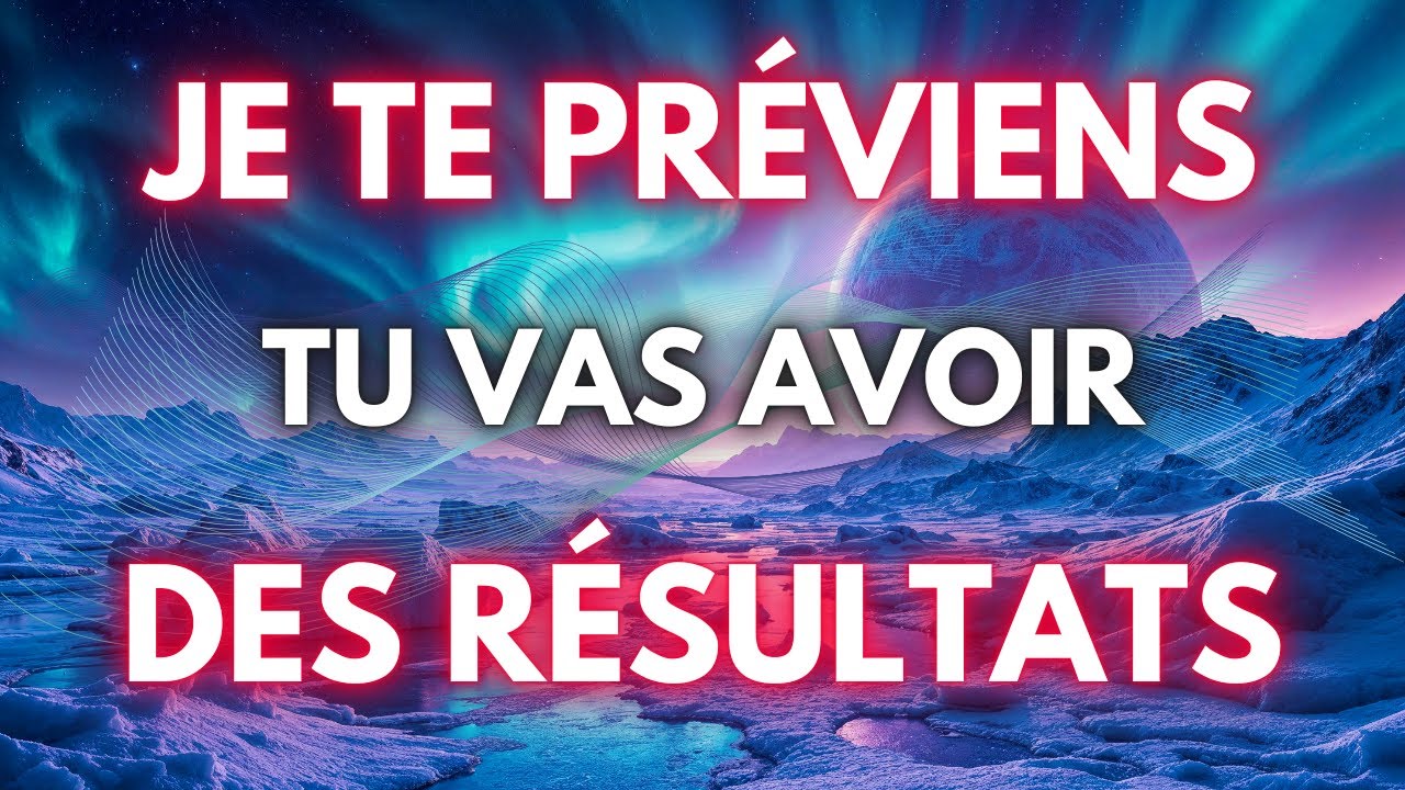 Je te pr&eacute;viens : ce subliminal va manifester des r&eacute;sultats rapides ⚡🔮