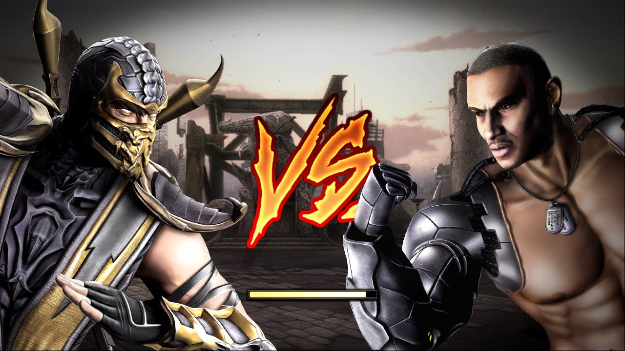 Scorpion VS Jax mortal kombat (⌐■_■)😎🧜‍♂️