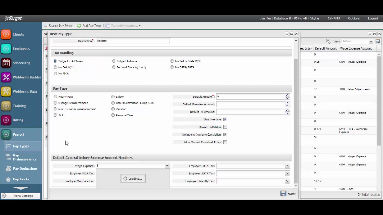 Payroll: How to Add Pay Types