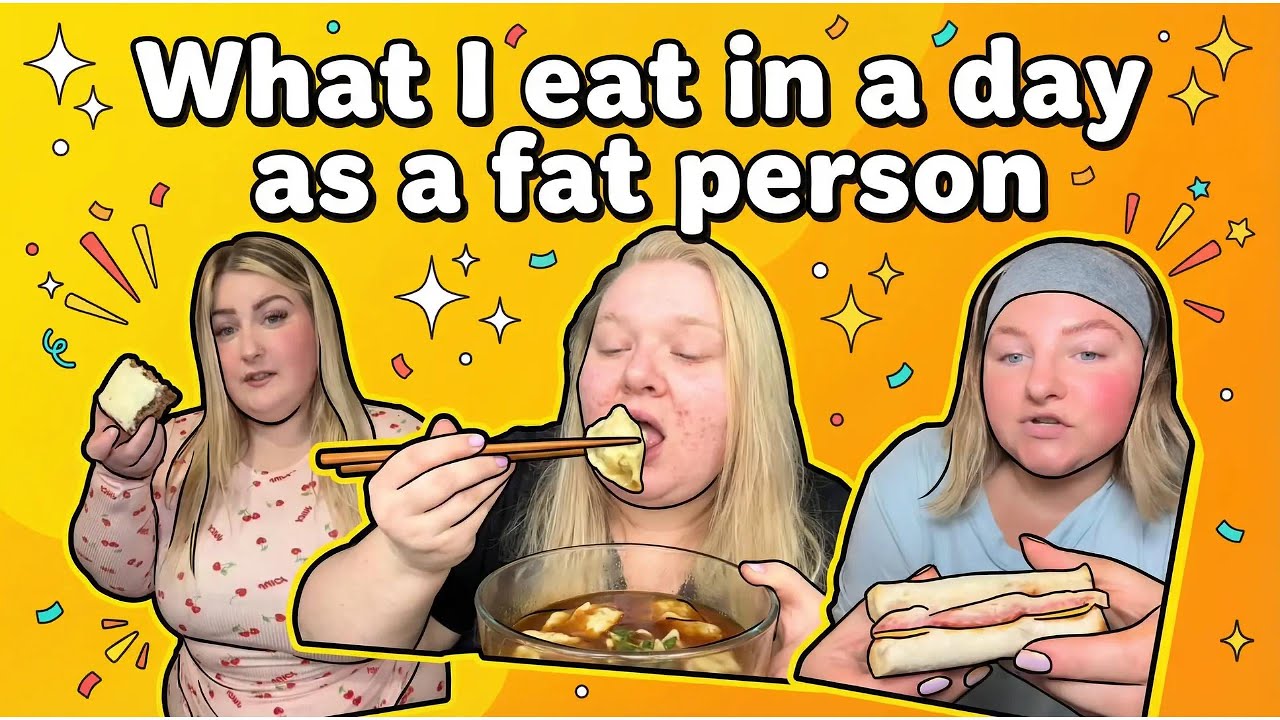 What I eat in a day as a FAT/ Plus Size person! | TIKTOK com | Food | Eating habits | Real | TREND