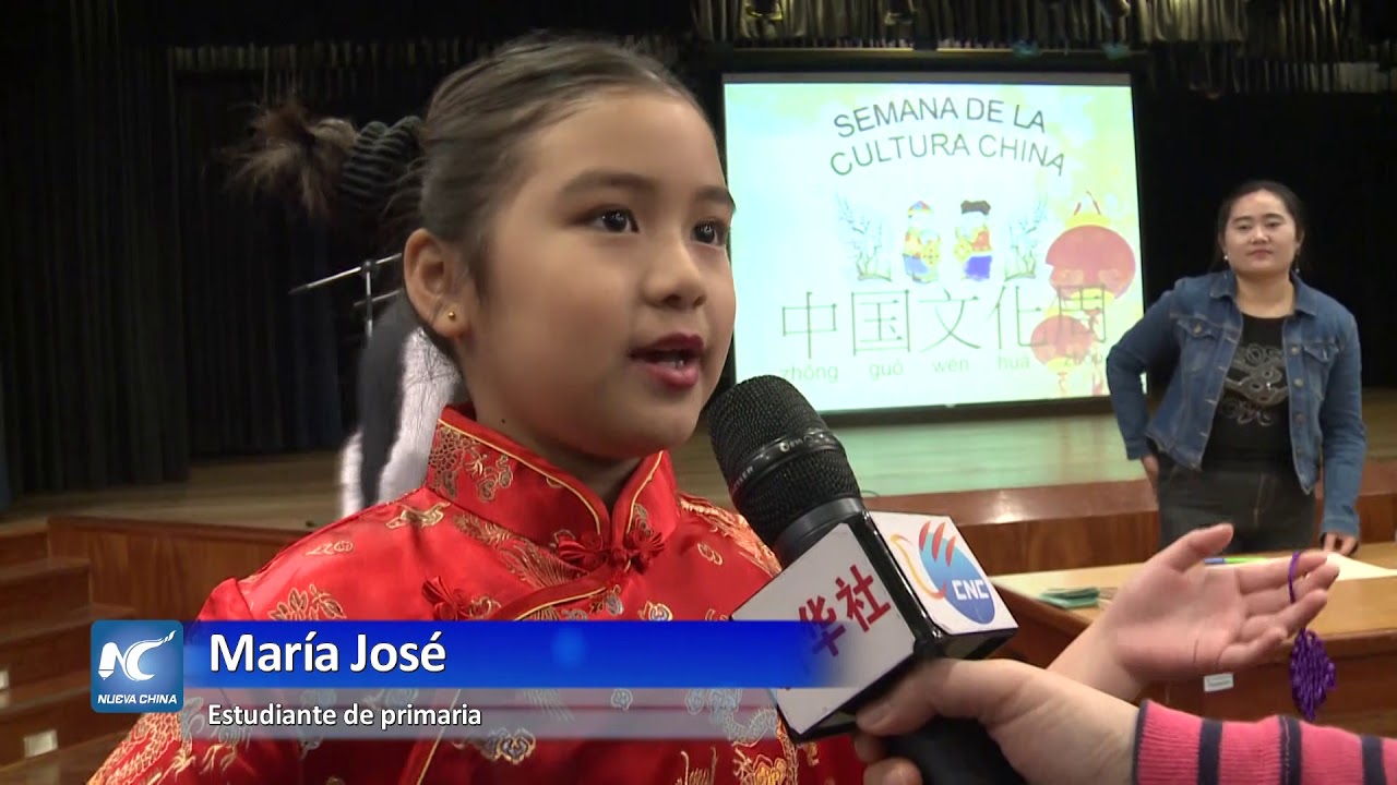 Estudiantes peruanos reflejan la riqueza china en semana cultural
